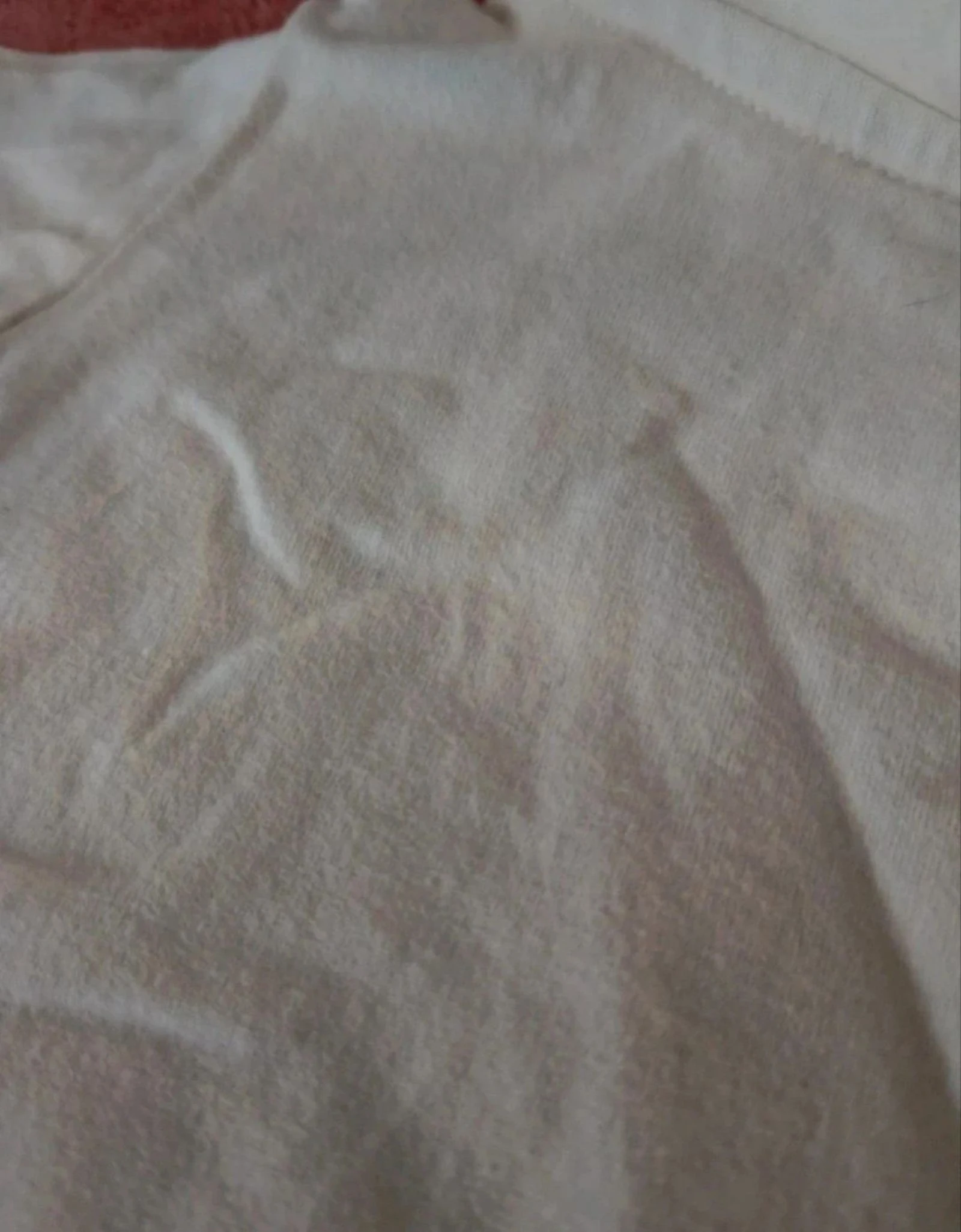 Camiseta de manga longa bege gola Claudine – Tamanho 3 meses (62) – Ótimo estado – photo 4
